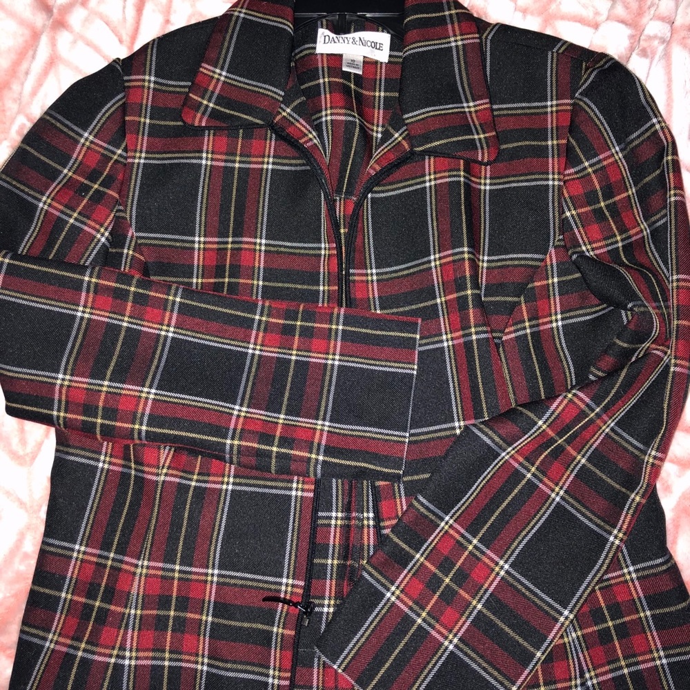 80s Plaid Blazer